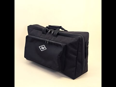Studio Slips 12" x 24" Double Row Pedalboard Gig Bag - Black image 10