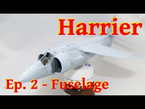 Model Harrier AV-8A - 1/72 Airfix - Fuselage