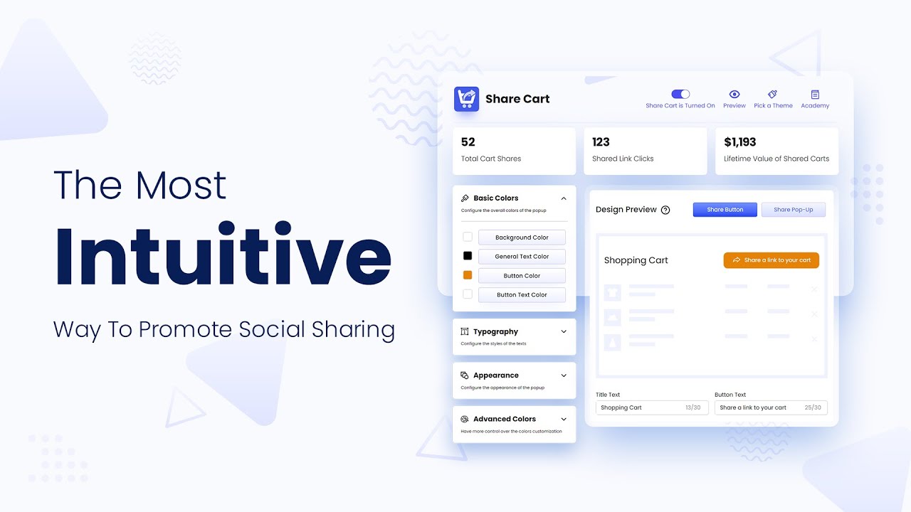 Bevy Share Cart ‑ Social Link Demo