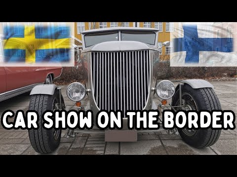A car show on the Finnish and Swedish border 2023