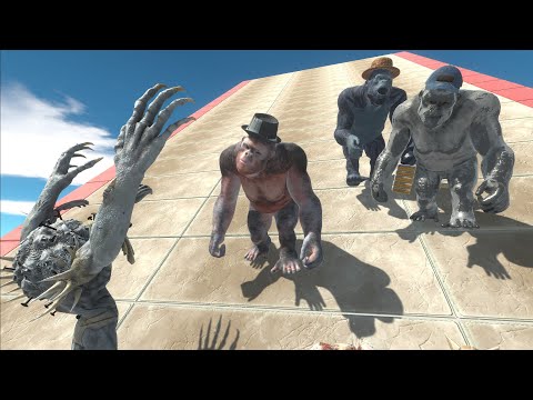 GORO BROTHERS AGAINST X5 INFERNALS + PRIMATES - ANIMAL REVOLT BATTLE SIMULATOR