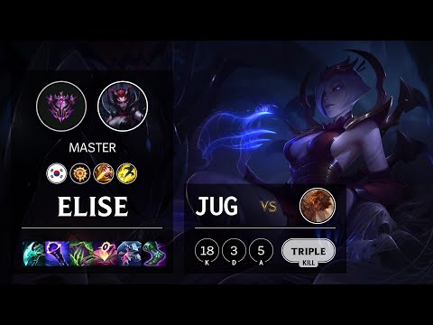 Elise Jungle vs Taliyah - KR Master Patch 11.4