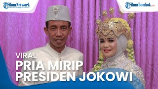 Inilah Sosok Sukiman, Pria yang Dianggap Mirip Jokowi dan Foto Pernikahannya Viral