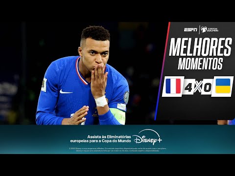 Gols e lances de França x Ucrânia