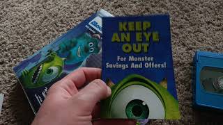Monsters Inc VHS Unboxing