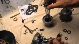 Rebuilding a H6 SU Carburetor on a Triumph TR3