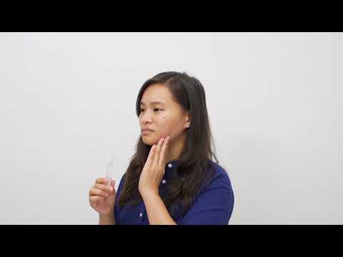 Saliva collection instruction video