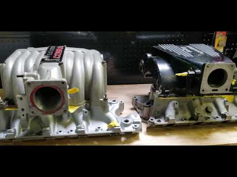 Holley Systemax 2 vs Bigdogs Stage 2 ported Cobra gt40 manifold #1 runner flow comparison.
