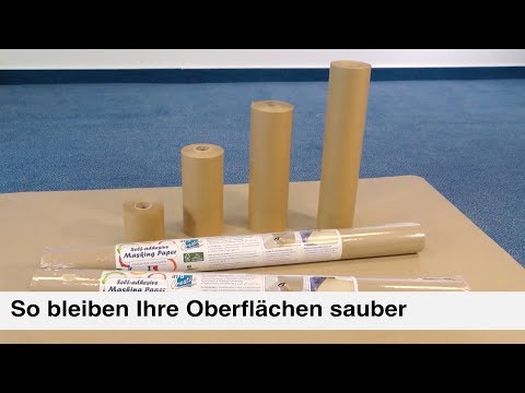 Oberflächen schnell abdecken mit dem Abdeckpapier von inFO