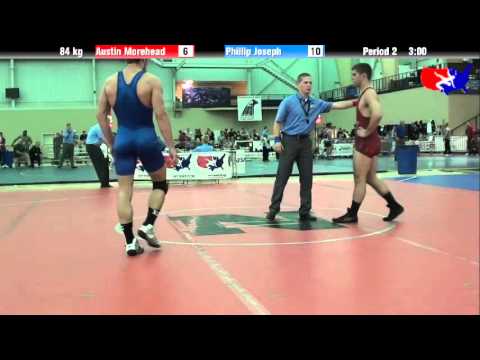 Austin Morehead vs. Phillip Joseph at 2013 ASICS University Nationals - FS