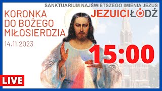 Koronka do Bożego Miłosierdzia przed Najświętszym Sakramentem [14.11.2023] | Jezuici Łódź | Na żywo