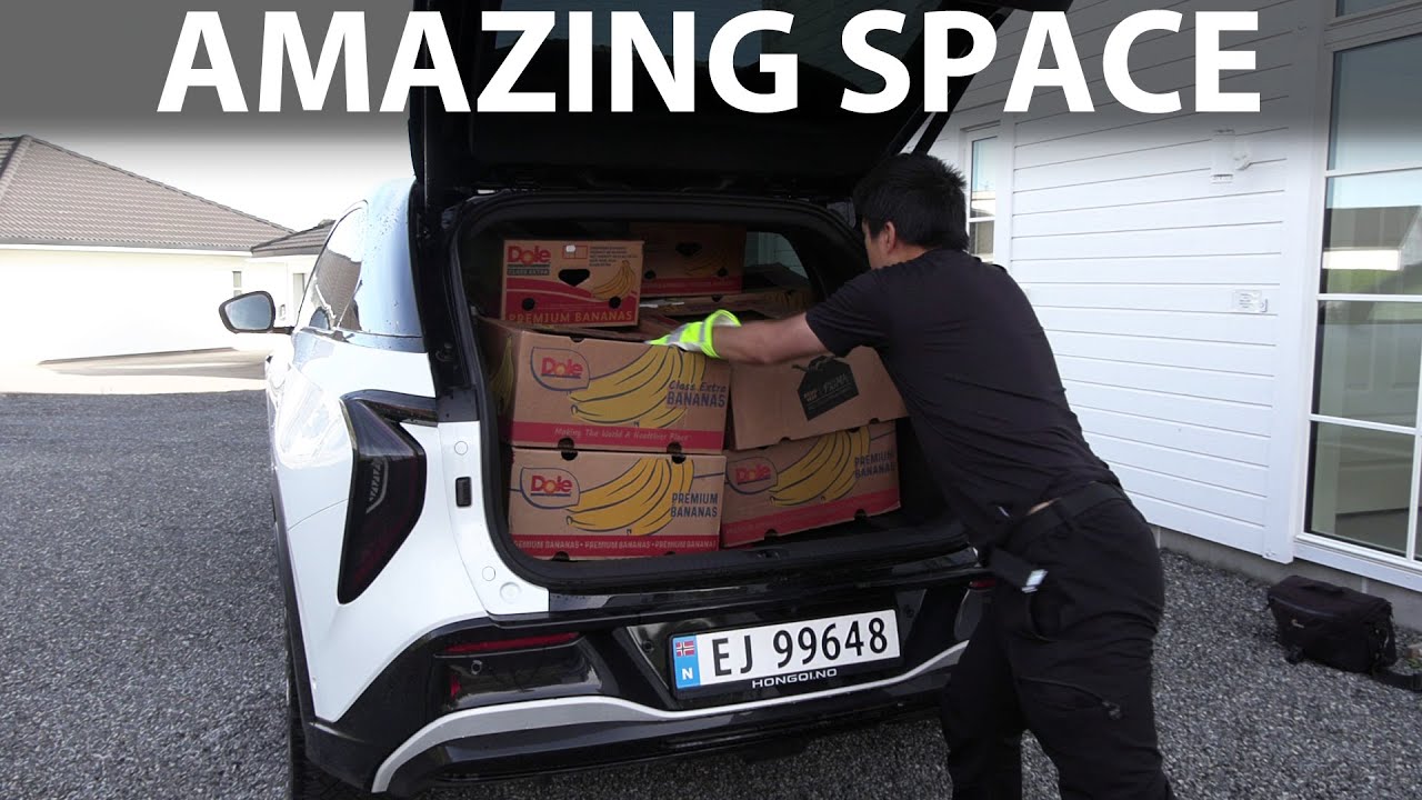 Hongqi E-HS7 banana box test