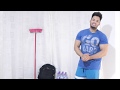 BICEPS HOME WORKOUT NO GYM EQUIPMENT NEED ALL YOU NEED IS BOTTLE OF WATER BACKPACK A BROOM