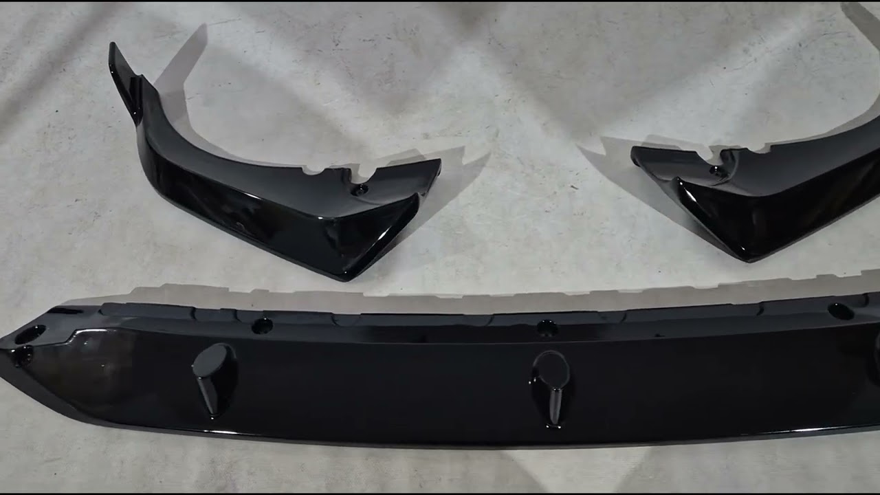BMW X7 G07 2019– Etupuskurin lip-spoileri Paradigm Black Knight V2 (2018-2022, M-Sport) Video 1