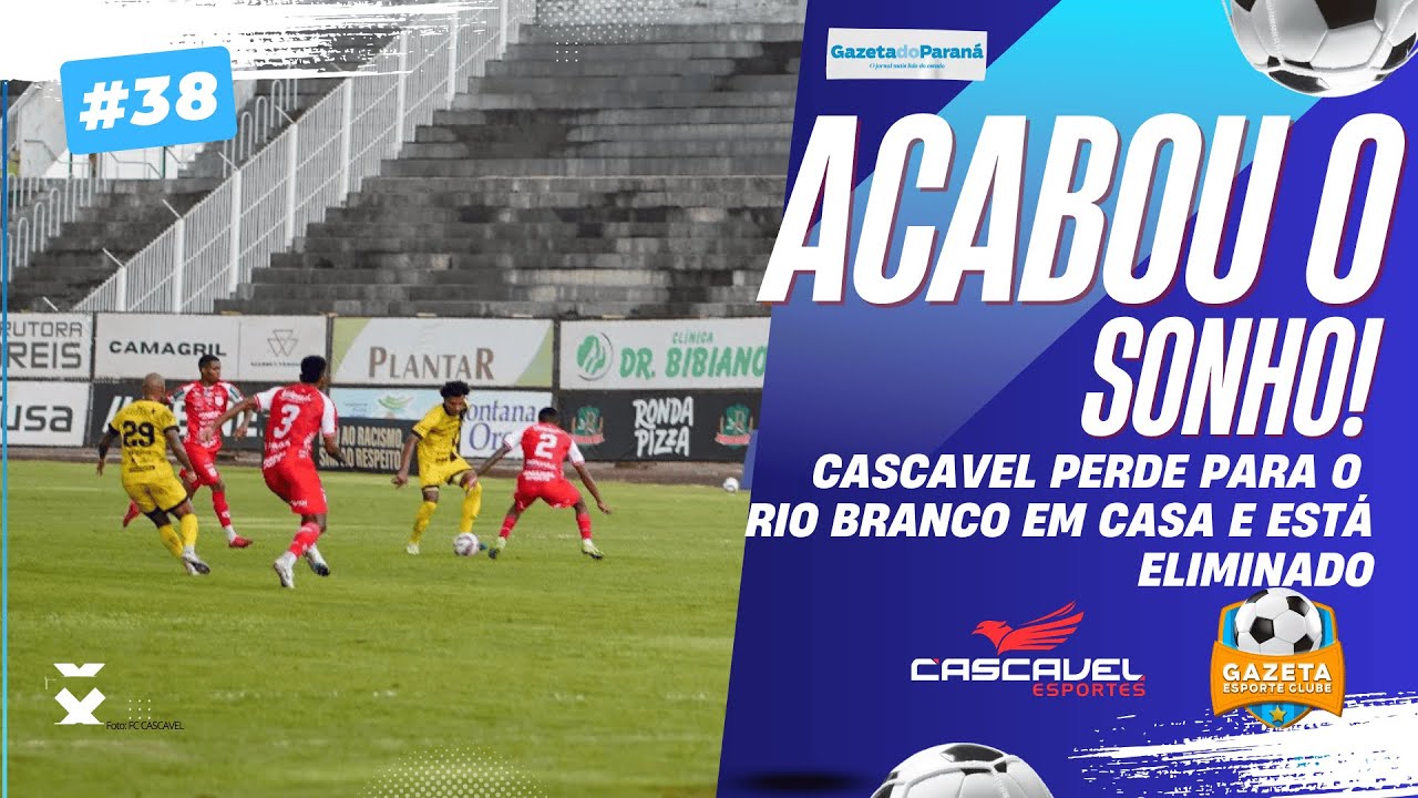 [AO VIVO] GEC #38 – RIO BRANCO "VIRA" PADEIRO E QUEIMA O SONHO DO CASCAVEL