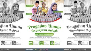 Download lagu PENGAJIAN UMUM TASYAKURAN AQIQOH, BERSAMA NING UMI LAILA & HADROH ATTARBANI SHIDIQIYAH mp3 Download lagu PENGAJIAN UMUM TASYAKURAN AQIQOH, BERSAMA NING UMI LAILA & HADROH ATTARBANI SHIDIQIYAH mp3
