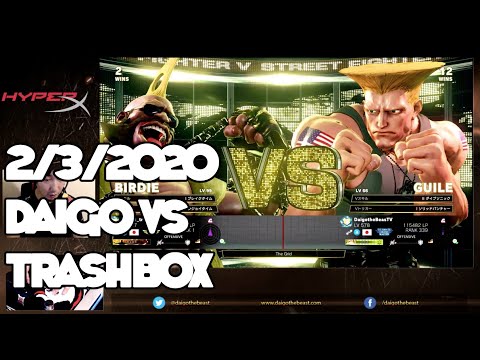 【BeasTV Highlight】2/3/2020 Street Fighter V Daigo VS TrashBox