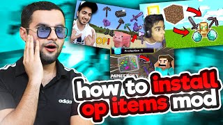 How To install OP ITEMS MOD in MINECRAFT  | HINDI @Jasusking
