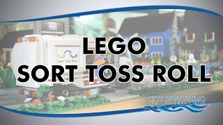 Lego Display - Sort Toss Roll in Brick