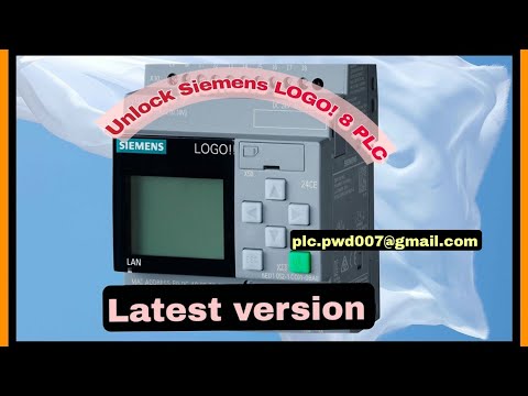 Unlock Siemens LOGO 8 PLC PASSWORD 