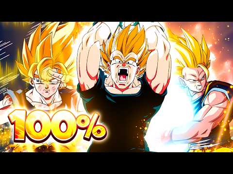 8th ANNIVERSARY LR EZA SSJ3 Goku SSJ2 Vegeta Spirit Bomb Z Is Easily Top 5 | DBZ Dokkan Battle