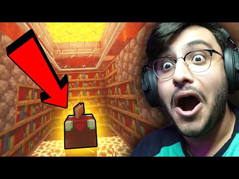 I MADE THE BEST ENCHANTMENT ROOM IN MINECRAFT | RAWKNEE