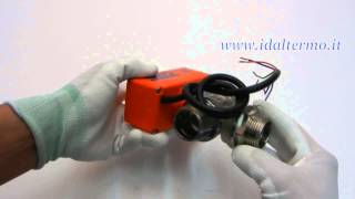 MYS0122  Valvola a tre vie motorizzata a sfera 1 Maschio