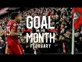 February's Goal of the Month result | Matip's mazy run, Mané overheard kick, Diaz's first Reds goal
