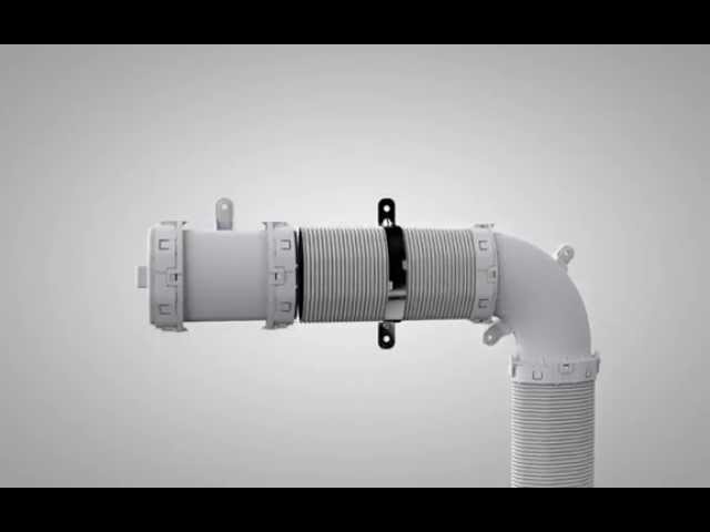 Video teaser for Installationsanimation Luftverteilsystem LVE / LVA air distribution system