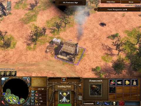 Age Of Empires 3 The War Chiefs Easy mission 13 Turning Point (11:16)