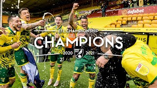 NORWICH CITY CROWNED 2020-21 CHAMPIONSHIP WINNERS