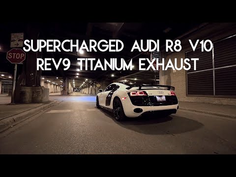 Supercharged V10 Audi R8 w/ REV9 Titanium Exhaust | First Drive
