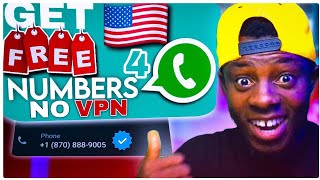 How to Get Free USA 🇺🇸 Phone number for WhatsApp Verification - Free USA Phone Numbers for WhatsApp