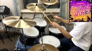 【バンドリ/ガルパ】Hello! Wink!/Poppin’Party  Drum cover(game size)(ドラム)