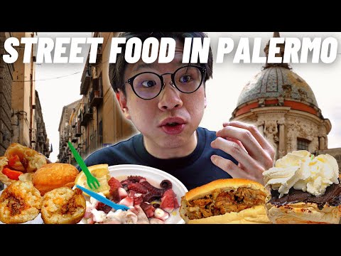 How GOOD is Palermo Street Food? Offal Sandwich, Arancini & More!