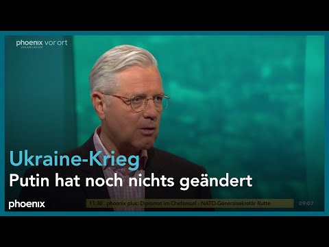 phoenix tagesgespräch mit Norbert Röttgen zur Außenpolitik am 14.04.25