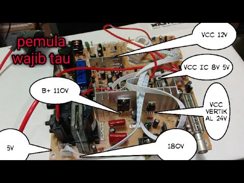 belajar servis tv untuk pemula wajib tau tegangan nya