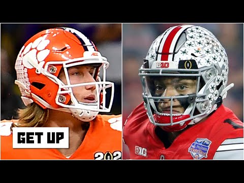 特雷沃-勞倫斯VS賈斯汀-菲爾茲。2021年NFL選秀前景有多接近？| 起床 (Trevor Lawrence vs. Justin Fields: How close are the top 2021 NFL Draft prospects? | Get Up)