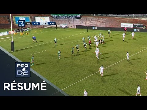 PRO D2 - Résumé Montauban-Massy: 15-9 - J14 - Saison 2018/2019