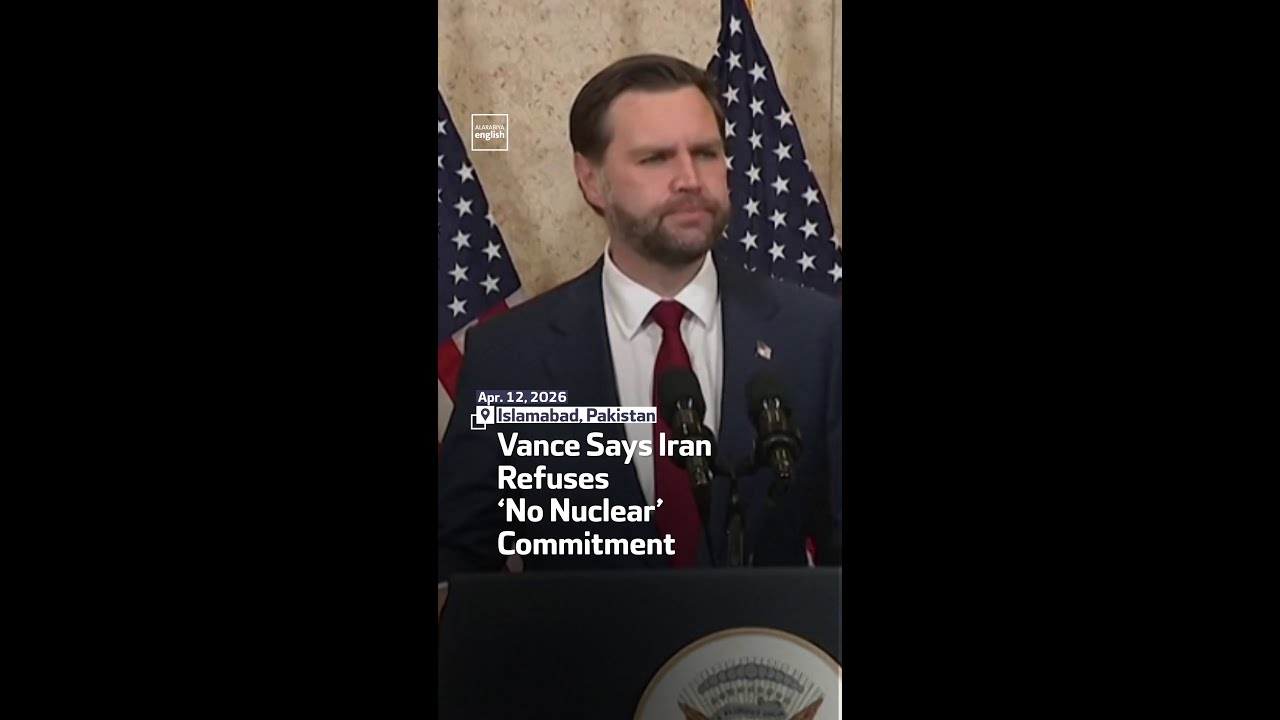 Video | Vance Says Iran Refuses ‘No Nuclear’ Commitment