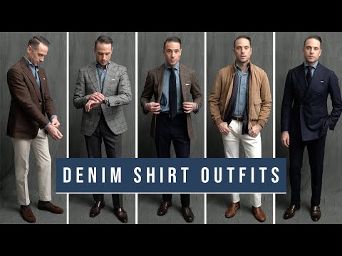 8 Ways To Wear A Denim Shirt | Denim Shirt Outfit Ideas