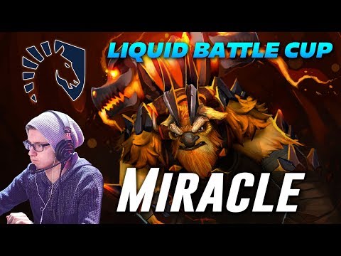 Miracle Earthshaker Team Liquid Battle Cup | Dota 2 Pro Gameplay