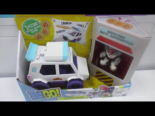 Vídeo relacionado con DC Comics Teen Titans GO! - Coche Lanzador DE Pizzas T-Car Y Figura DE ACCIÓN Cyborg - 6070404 - Juguetes Niños 4 Años + - Regalo Niño 4 Años + - Superheroes Juguetes