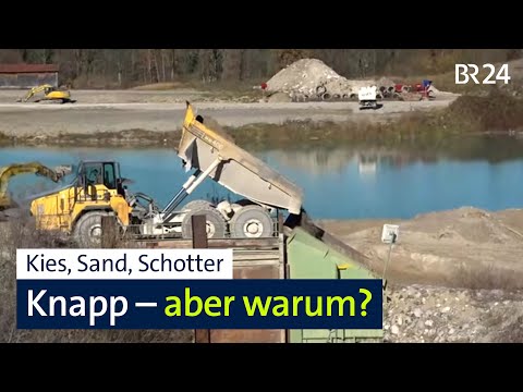 Kies und Sand: Baurohstoffe zunehmend Mangelware – das sind die Hintergründe | mehr/wert | BR24