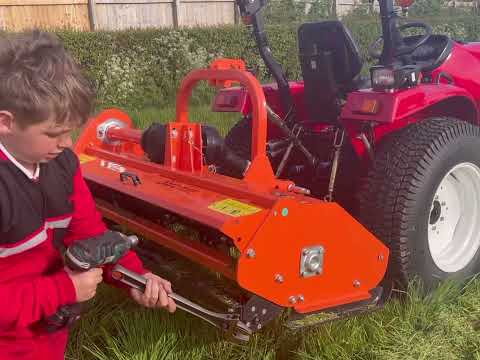 Siromer flail mower: to open or close the back?