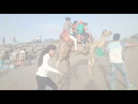 Harleen at Dumas beach her first time visit ❤️  #trending #youtube #highlights #love #harleen