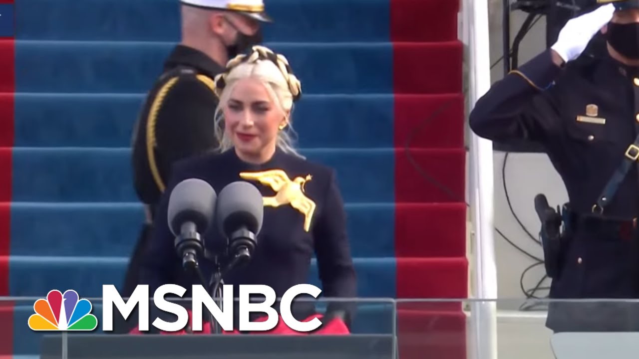 Lady Gaga Performs The National Anthem At Joe Biden’s Inauguration | MSNBC thumnail