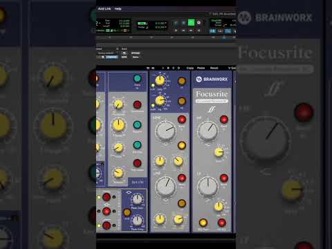 Brainworx Focurite SC #vocal #mixing #tutorial
