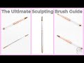 A Guide To Every Kirsty Meakin Sculpting Brush