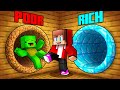 JJ And Mikey POOR Vs RICH Choose A Door Battle In Minecraft Maizen